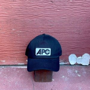 A.P.C. USA Rectangle Logo Dad Hat